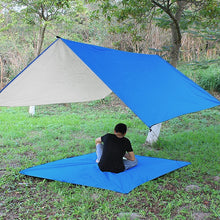 Load image into Gallery viewer, 3mx3m Waterproof Sun Shelter Tent Tarp Anti UV Beach Tent Shade Outdoor Camping Hammock Rain Fly Camping Sunshade Awning Canopy