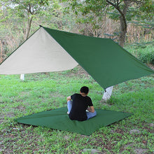 Load image into Gallery viewer, 3mx3m Waterproof Sun Shelter Tent Tarp Anti UV Beach Tent Shade Outdoor Camping Hammock Rain Fly Camping Sunshade Awning Canopy