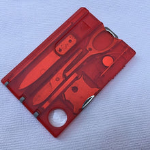 Load image into Gallery viewer, 10 In1 Pocket Credit Card EDC Multi Tools Outdoor Survival Camping Equipment 1 Box Portable Hiking Card Tools