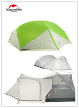 Load image into Gallery viewer, Naturehike factory sell Mongar 2 Camping Tent Double Layers 2 Person Waterproof Ultralight Dome Tent DHL free shipping