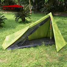 Load image into Gallery viewer, light weight 1 Person Oudoor Ultralight Camping Tent 3 Season Professional 20D Silnylon Rodless Tent