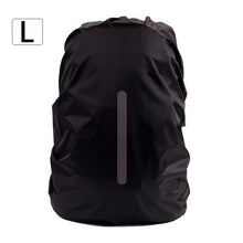Load image into Gallery viewer, Reflective Waterproof Backpack Rain Cover Outdoor Sport Night Cycling Safety Light Raincover Case Bag Camping Hiking 25-55L