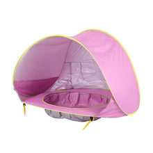 Load image into Gallery viewer, Baby Beach Tent Uv-protecting Sunshelter Children Toys Small House Waterproof Pop Up Awning Tent Portable Ball Pool Kids Tents