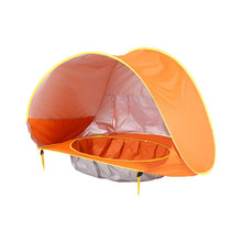 Load image into Gallery viewer, Baby Beach Tent Uv-protecting Sunshelter Children Toys Small House Waterproof Pop Up Awning Tent Portable Ball Pool Kids Tents
