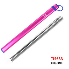 Load image into Gallery viewer, Keith Titanium Chopsticks Solid Square Chopsticks Food Sticks Outdoor Tableware Camping Picnic Travel Chinese Chopsticks Ti5633